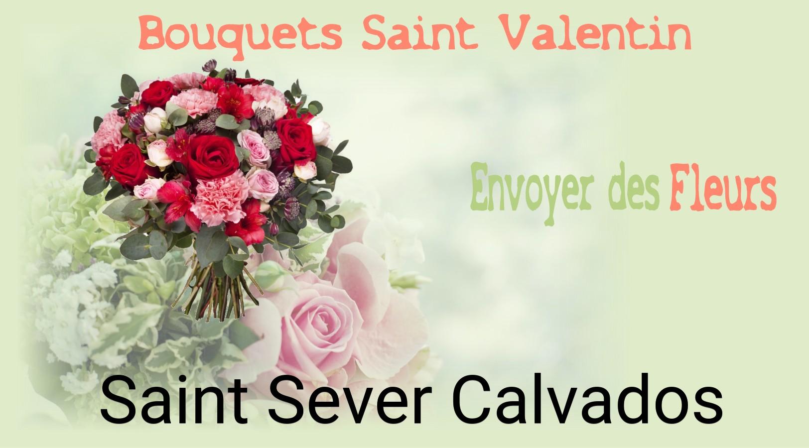 Roses de Saint-Valentin livrées à Saint-Sever-Calvados
